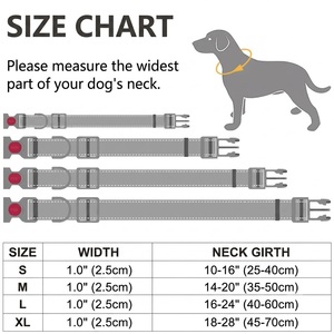 Elegante <span class=keywords><strong>Collar</strong></span> para Perro con Cintas Reflectantes, Ajustable, Hebilla de Seguridad Resistente, Material de Nailon, Diseño de Dibujos Animados - Product Image 2