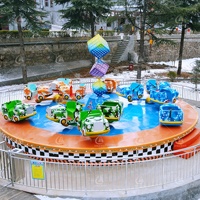Manège Break Dance Ride 360 Rotating pour enfants, mini-attraction de divertissement intérieure/extérieure en acier et fibre de verre, jeux de parc d'attractions Luna Park