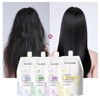Crème lissante permanente pour cheveux 4c, activateur à l'huile d'olive nano, pour salon professionnel, pour femmes noires