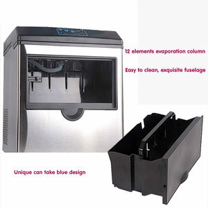 आइस ब्लॉक बनाने की मशीन 25 किलोग्राम स्वचालित काउंटरटॉप नग्गेट छोटे पोर्टेबल आइस निर्माता मशीन वाणिज्यिक घरेलू मूल्य के लिए - Product Image 3