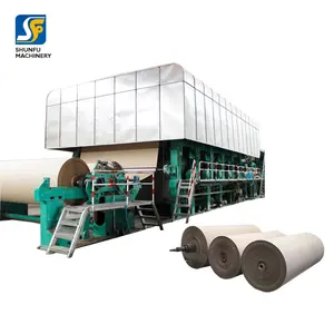 Big roll kraft paper making machine/waste paper recycle production line