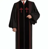 Robes de Chorale d'Église Personnalisées de Gros, Gown d'Église Classique sur Mesure, Meilleure Qualité