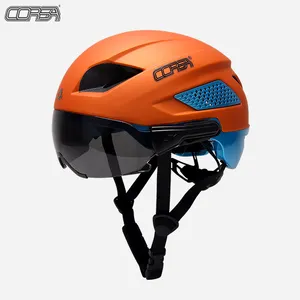 CORSA Atmungsaktiv Outdoor Mountainbike-Helm Rennradhelm Magnetbrille Helm