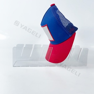 Deluxe Acrylic <b>Hat</b> Display Rack <b>Stand</b> clear Acrylic <b>Hat</b> Organizer for Baseball Cap - Product Image 2