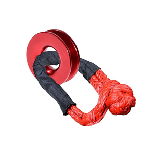 Anneau de récupération pour treuil de voiture de course en alliage d'aluminium <span class=keywords><strong>Poulie</strong></span> de treuil tout-terrain Anneau de traction de sauvetage extérieur - Product Image 4