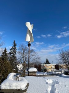 Éolienne <span class=keywords><strong>à</strong></span> axe vertical 600W 12V, système d'énergie éolienne, générateur d'énergie alternative - Product Image 6