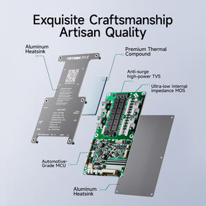 12V 100ah Lithiumbatterij Bms Met Gps Bt Lcd, Intelligent Batterijbeheersysteem Voor E-Bike <span class=keywords><strong>2</strong></span>/3/4 Elektrisch Voertuig Op Wielen - Product Image 4