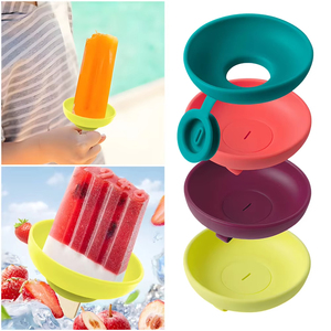 Drip-Proof Popsicle Rack <b>Ice</b> <b>Pop</b> <b>Holder</b> Creative Drip Free <b>Ice</b> <b>Holder</b> Portable Reusable Popsicle Protector For Kids <b>Ice</b> Cream - Product Image 1