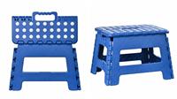 Prix d'usine, marchepied pliable en plastique bleu de 8 pouces pour la cuisine, la salle de bain, le salon
