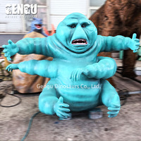 Décoration d'Halloween, modèle de fantôme animatronique, monstre grandeur nature fait à la main pour maison hantée