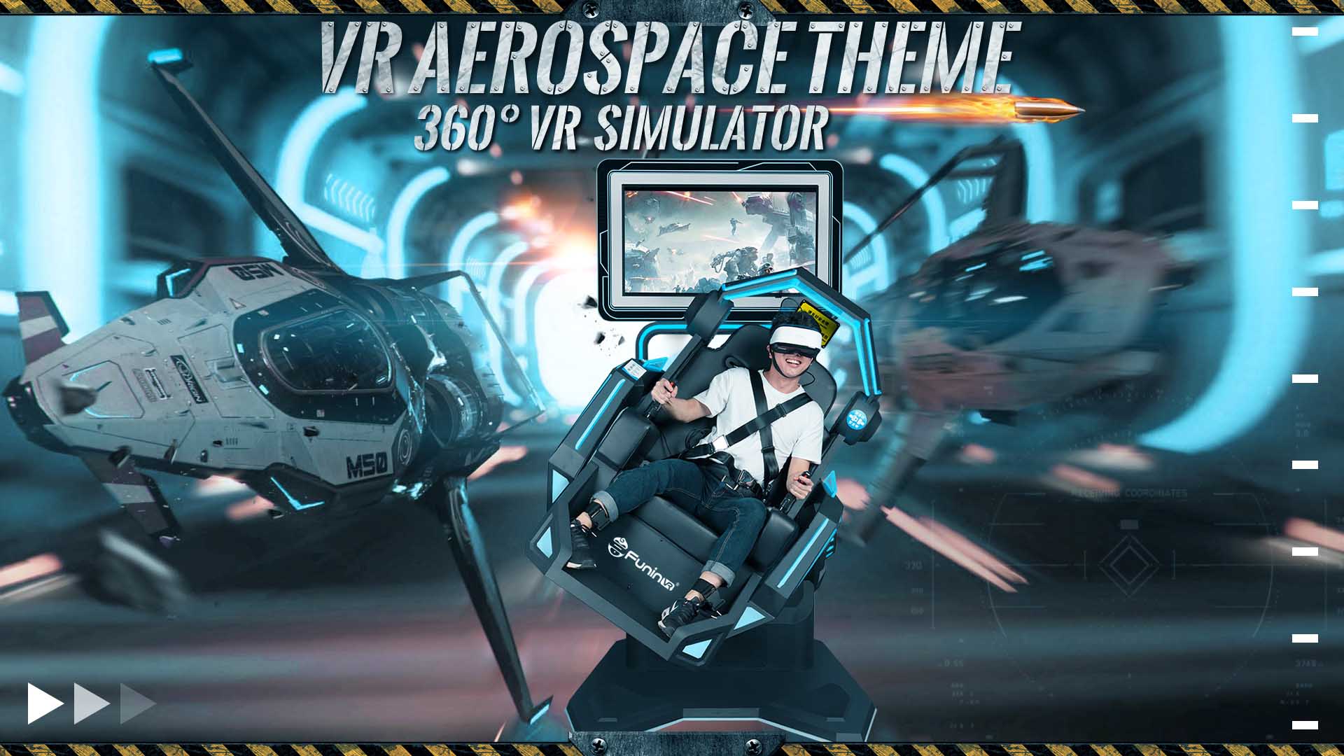 360° 9D Vr Cinema 5D Roller Coaster Birdly Vr Flight Simulator