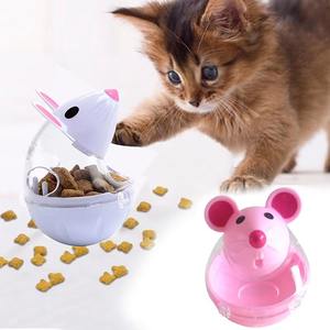 Dropshipping Shopify Fulfillment Agent 2025 Funny Interactive Plastic Pet Cat Food Dispenser <b>Mouse</b> <b>Ball</b> Training Toy - Product Image 2