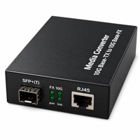 Convertisseur de média fibre optique 10G monomode simplex 1550nm – Approvisionnement stratégique