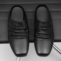 Chaussures de marche rétro en cuir de vachette, doublure en maille respirante, antidérapantes, à lacets, souples, printemps-été