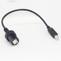 Kabel data kabel, kabel data ekstensi USB tipe B pria ke wanita, anti air