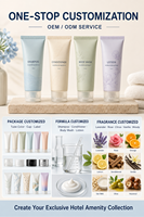 Kit de toilette écologique pour hôtel, mini-tubes de 30 ml, shampoing et gel douche pour les chambres d'hôtel et les hôtels de villégiature