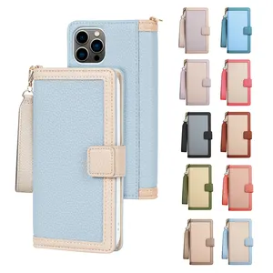 Classic Wallet Leather Case Mobile Phone Bags Flip Cover Accessories For iPhone 6 7 8 X XS XR Max iphones 11 12 13 14 Pro mini