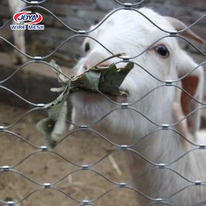 メッシュフェンス動物園の安全のためのカスタマイズされた色織りステンレス鋼ワイヤーロープフェンス - Product Image 6