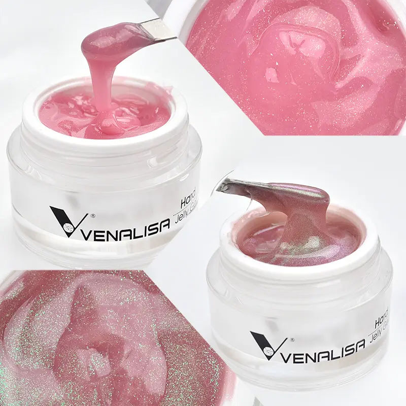 2021 nuovo arrivo CANNI Venalisa gelatina gel 15ml Led & UV estendere scultura Nail Building Gel 24 colori Camouflage gel