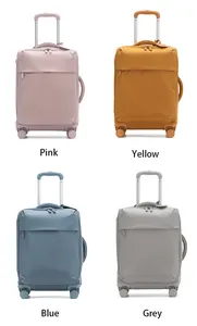 China Factory Soft Lightweight Cloth 20" Boarding Case Travel Duffel Bag Silence Wheels 24"Trolley Luggage