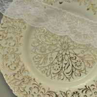 Plaque de présentation en verre givré écologique de couleur personnalisée motif de fleur de luxe pour les mariages