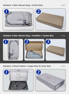 2025 New arrivals phong cách hiện đại <span class=keywords><strong>LED</strong></span> hiển thị kỹ thuật số cổ dài 1 lỗ vòi nước nhà bếp với kéo xuống phun cho bồn rửa 1 xử lý - Product Image 5