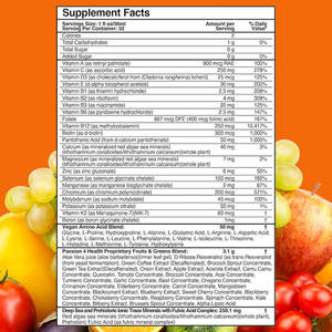 Multivitamines liquides quotidiennes personnalisées pour adultes + Minéraux Méga multivitamines liquides Minéraux traces Acides aminés Curcuma - Product Image 3