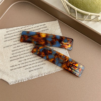 Barrettes à cheveux unisexes en acétate coréen, forme goutte d'eau, 7 cm, accessoires pour cheveux, barrettes Tic Tac Bb