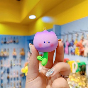 2025 nuevas flores tulipán resina dijes colgante para la fabricación de joyas hallazgos DIY llavero parche encanto llavero accesorio - Product Image 3