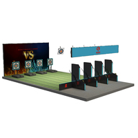 Vente en gros en ligne Équipement de tir à l'arc à cible mobile Jeu de simulation de tir multijoueur intérieur