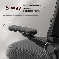 Chaise ergonomique en maille Yazhi avec support lombaire et dossier réglable pour la maison, le bureau, le dortoir - Chaise d'ordinateur pour hommes pour le e-sport