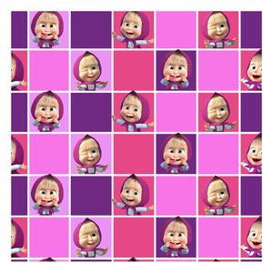 Tela de Algodón 100% con Estampado Digital Personalizado de Dibujos Animados de Niñas y Osos, Popular en Tiendas de Fábrica, para Prendas de Vestir - Product Image 4