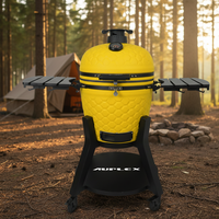 Barbecues en céramique de luxe AUPLEX XL Kamado 22 pouces Joe pour cuisine extérieure, fabriqués pour l'extérieur