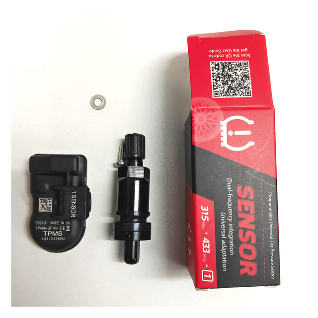 TPMS Tool 1-Sensor MX-Sensor 315MHz + 433MHz Metal Valve Programmable Universal OEM Sensors Replacement