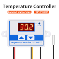 Contrôleur de température LED ZFX-W3007 numérique pour incubateur refroidissement chauffage interrupteur Thermostat capteur NTC