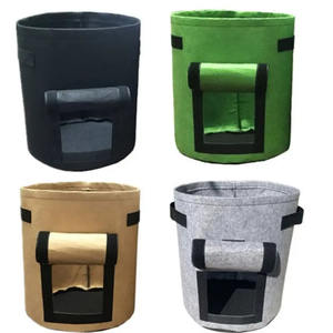 Maceta Bolsas <span class=keywords><strong>de</strong></span> cultivo <span class=keywords><strong>Macetas</strong></span> Agrícolas Venta al por mayor Granja al aire libre Gran <span class=keywords><strong>tela</strong></span> <span class=keywords><strong>de</strong></span> fieltro Plantas Jardín Bolsa <span class=keywords><strong>de</strong></span> cultivo <span class=keywords><strong>para</strong></span> cultivar vegetales - Product Image 4