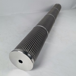 ไส้กรองน้ำ Parker Replacement ZCHS-J-0203 แบบกรองจีบทรงกระบอก สแตนเลสสตีล ไหลผ่านได้สูง ขนาด <span class=keywords><strong>20</strong></span> ไมครอน สำหรับกรองน้ำ 6 ระดับ - Product Image 1