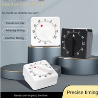 Timer memasak dapur Mini 60 menit, alat pengingat waktu dan Alarm keras portabel mekanis tahan lama dengan Alarm keras yang nyaman