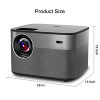 Projecteur vidéo LED LCD Home Cinéma 4K Full HD 1920x1080, nouveau design 2022, compatible 4K, pour réunions et projets éducatifs