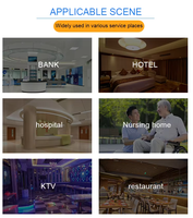 Bouton d'appel sans fil étanche JT pour serveur, téléavertisseur de table pour restaurant, système d'appel sans fil pour café, hôtel, clinique - Montre téléavertissante