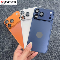 Étui de téléphone élégant en alliage d'aluminium électroplaqué givré, antidérapant, dissipateur de chaleur pour iPhone 16/15/14 Pro/ProMax