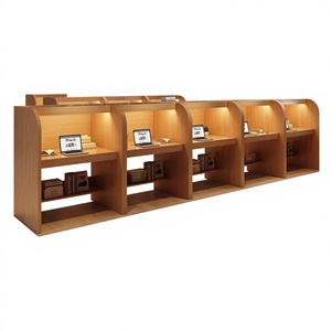 Bureau d'étude moderne en bois pour <span class=keywords><strong>bibliothèque</strong></span>, idéal pour l'auto-apprentissage, le travail de bureau et la lecture - Product Image 1