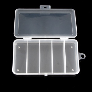 DN PP Kunststoff Multifunktions-Aufbewahrung koffer 5 Fächer Angel gerät Box Zubehör Organizer Fisch köder Köder boxen - Product Image 5