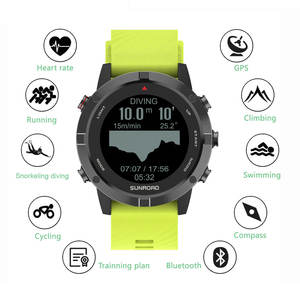 Montre GPS de sport Sunroad, tracker d'activité, course à pied, natation, cyclisme, escalade, randonnée, altimètre, baromètre, boussole, survie, <span class=keywords><strong>camping</strong></span>, mode - Product Image 6