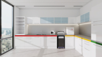 Armoire de désinfection hospitalière moderne en acier