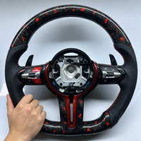 Volant sport en fibre de carbone forgée pour BMW F10 M5 F20 F30 M3 F80 M4 F82 M2 F87 F90 F11 F13 X5 F15 M6 E92 E93 E91 E90