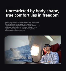 Lunettes intelligentes <span class=keywords><strong>AR</strong></span> Thunderbird Air Plus, technologie de pointe, fabriquées en Chine, visionnement HD 215 pouces, 49 °   Grand champ de vision - Product Image 2