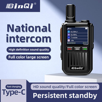 BQ-U6-8 4G POC Walkie Talkie con Tarjeta SIM, Radio Móvil Bidireccional, Intercomunicador Inalámbrico Portátil Global PTT, Resistente al Agua