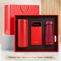 Coffret Cadeau d'Affaires de Luxe Personnalisé 3-en-1 avec Logo, Sac et Gobelet Isotherme – Accessoires Quotidiens 2026