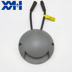 Lumière LED encastrée pour allée, extérieure, étanche IP65, 2W 3W RGB, blanc chaud, jaune, ronde, pour marches d'escalier, corps <span class=keywords><strong>de</strong></span> <span class=keywords><strong>lampe</strong></span> en aluminium - Product Image 4